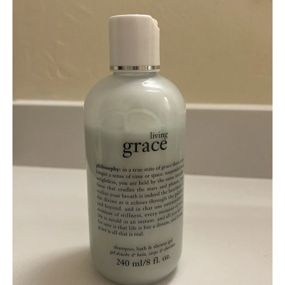 Philosophy Living Grace Shampoo, Bath & Shower Gel Lightly Scented 8 fl oz New